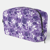 LUAU TIKI PATTERN (PURPLE) DOPP KIT TOILETTASJE (Rechterhoek)