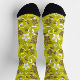 LUAU TIKI PATTERN SOKKEN