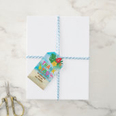 Luau Tropisch thema Cadeaulabel (Met Touw)