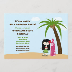 Luau Uitnodiging