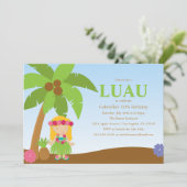 Luau | Uitnodiging (Staand voorkant)