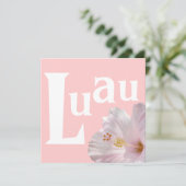 Luau Uitnodiging (Staand voorkant)