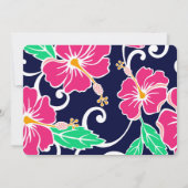 Luau-uitnodiging Kaart (Achterkant)