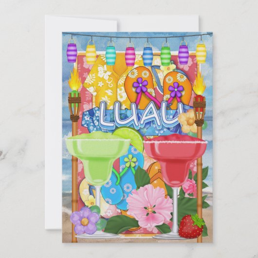 Luau uitnodiging van SRF (Voorkant)