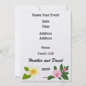 Luau uitnodiging van SRF (Achterkant)