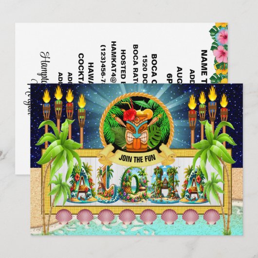 LUAU Uitnodiging - Zie Achterkant (Voorkant / Achterkant)