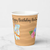 Luau verjaardagsfeestje gepersonaliseerde bekers (Links)
