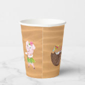 Luau verjaardagsfeestje gepersonaliseerde bekers (Rechts)