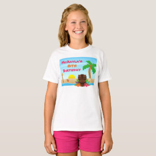 Luau-verjaardagsshirt voor kinderen t-shirt
