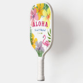 Luau Verloving Feest Pickleball Paddle (Links)