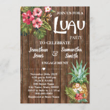 Luau verlovingsfeest huwelijksfeest
