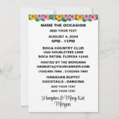 LUAU - Voir au verso - Invitation (Dos)