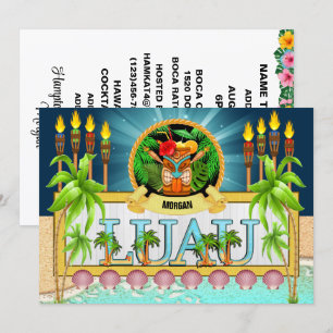 LUAU - Voir au verso - Invitation