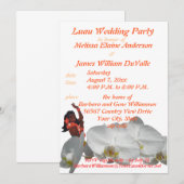 Luau Wedding Party for Couples Kaart (Voorkant / Achterkant)