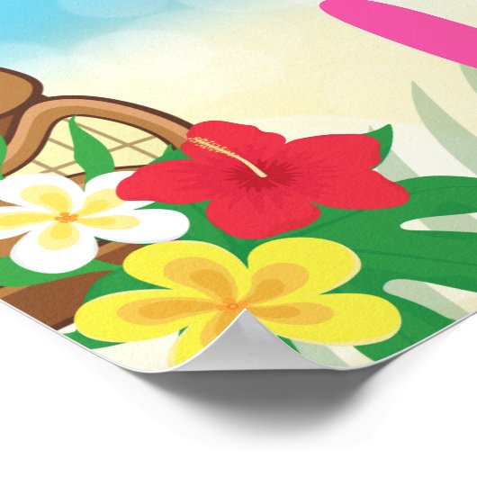Luau Welcome Print, Value Poster Paper (Matte) (Coin)