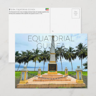 Luba, Equatoriaal-Guinea Reisansichtkaart Briefkaart
