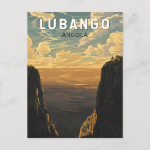Lubango Angola Travel Art Vintage Briefkaart