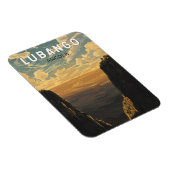Lubango Angola Travel Art Vintage Magneet (Rechterzijde)