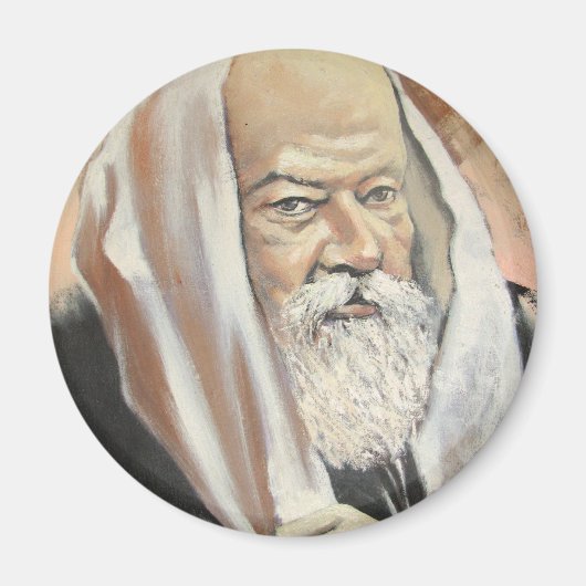 LUBAVITCHER REBBE MAGNEET (Voorkant)