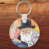 LUBAVITCHER REBBE SLEUTELHANGER (Voorkant)