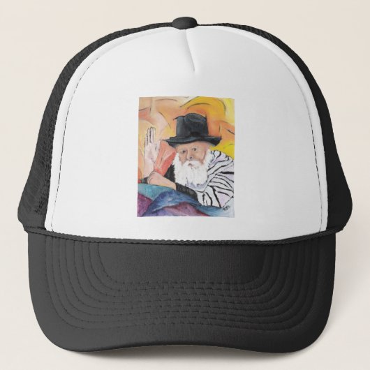 LUBAVITCHER REBBE TRUCKER PET (Voorkant)