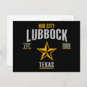 Lubbock Briefkaart (Voorkant / Achterkant)