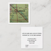 Lubbock Nous avons déplacé une nouvelle carte d'ad (Devant / Derrière)