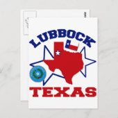 Lubbock, Texas Briefkaart (Voorkant / Achterkant)