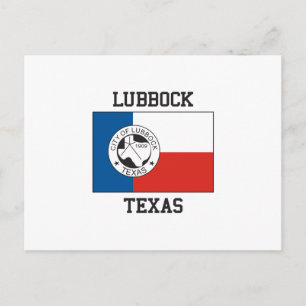 Lubbock Texas Flag Briefkaart
