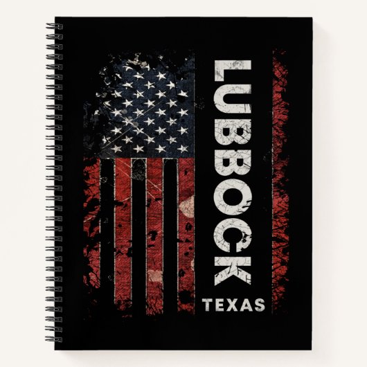 Lubbock Texas Notitieboek (Voorkant)