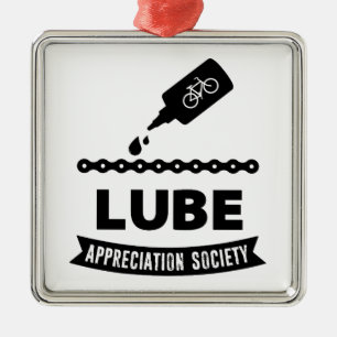 Lube Appreciation Society Fietsen Metalen Ornament
