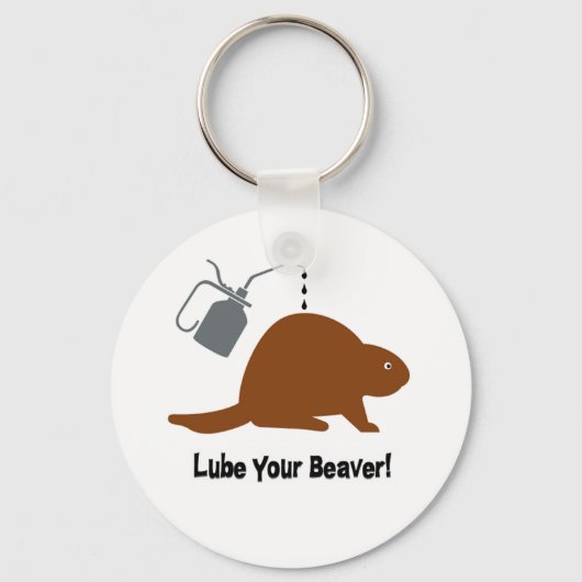 Lube Beaver Sleutelhanger (Voorkant)