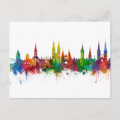 Lubeck Germany Skyline Briefkaart (Voorkant)