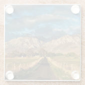 Lubken Canyon Road Glazen Onderzetter (Achterkant)