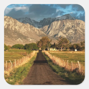 Lubken Canyon Road Vierkante Sticker