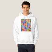 Lubumbashi DR Congo City Map Hoodie (Voorkant volledig)