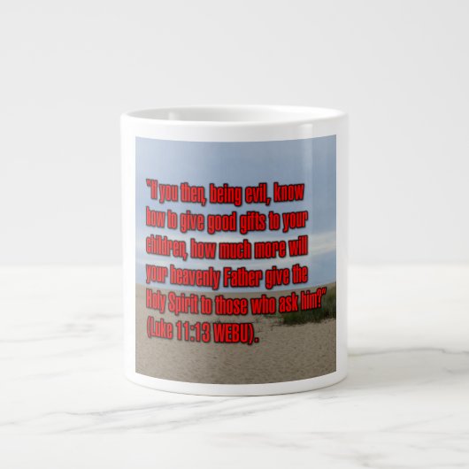 Luc 11:13 WEBU Mug (Devant)