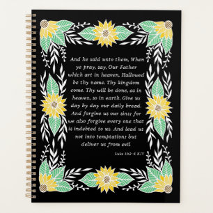 Luc 11:2-4 Bible Verse Calendrier Planificateur