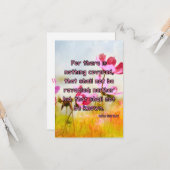 Luc 12:2 KJV Bible Verse Pic Appartement Carte de (Devant/Arrière en situation)