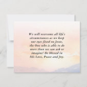 Luc 18:27 Possible avec la carte de Dieu Jésus (Dos)