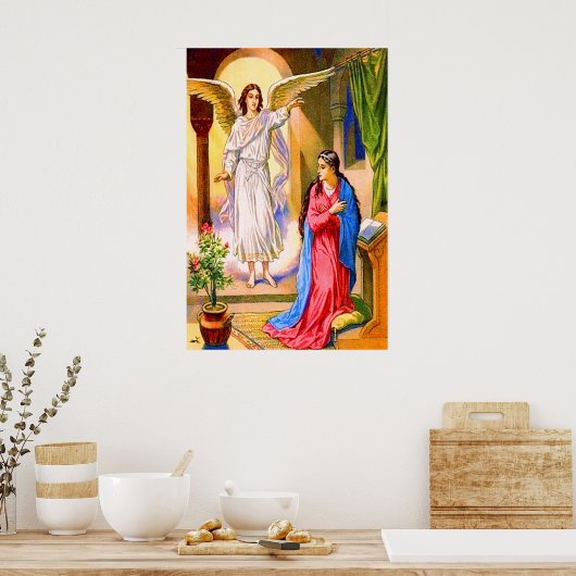 Luc 1:26-38 Gabriel apporte une affiche d'actualit (Cuisine)