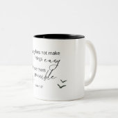 Luc 1:37 La Foi Ne Fait Pas De Mug Écriture  (Devant droit)