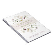 Luc 1:45 Béni est son journal de prière Fleur sauv (Côté Droit)