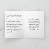 Luc 2:11-14 Carte de Noël (Intérieur)