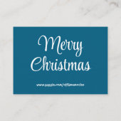 Luc 2:11 Cartes de visite de la crèche (Dos)