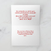 Luc 2:13,14 Carte de Noël (Intérieur)