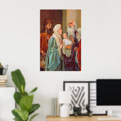 Luc 2:36-38 Anna donne une affiche Merci (Bureau à domicile)