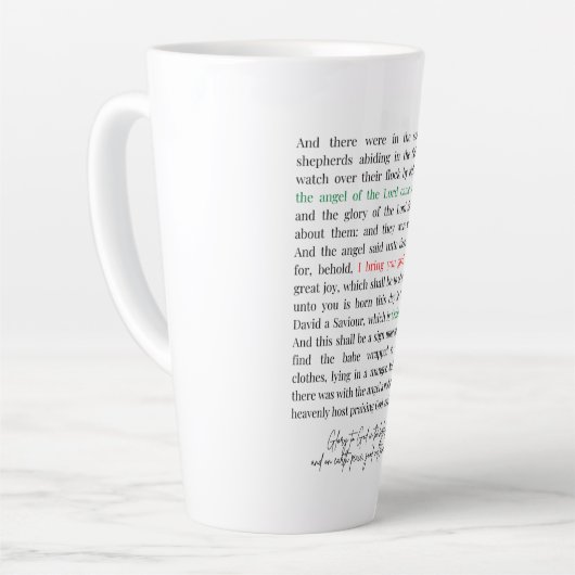 Luc 2:8 - 14 Tall Coffee Mug (Angle gauche)