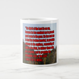 Luc 4:18-19 WEBU Mug