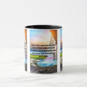 Luc 7:21 KJV Bible Verse Pic Mug Deux Tons (Centre)